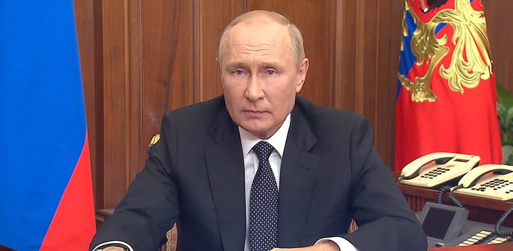 Putin calls up more troops in Ukraine and threatens nuclear option in a speech which ups the ante but shows Russia’s weakness