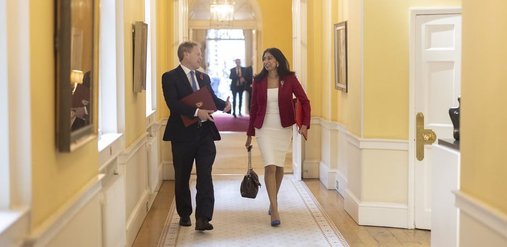 Suella Braverman’s colour-coded stance... all red, white and blue