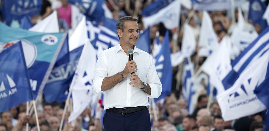 New Democracy party wins Greek election, securing second term for Prime Minister Mitsotakis