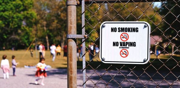 Big Tobacco firms advertising on schools’ doorsteps.