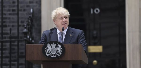 Boris Johnson’s reluctant resignation.