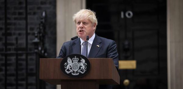 ‘Them’s the breaks’: Boris adopts an American accent.