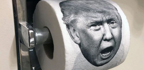 New photos suggest how Trump, flush with power, may have sent official documents down the toilet.