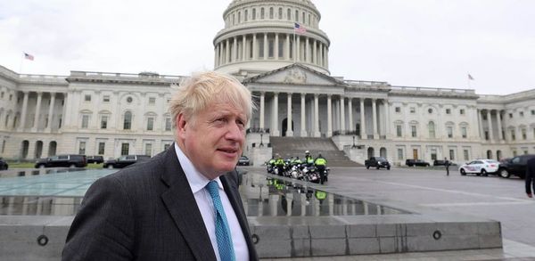 So Boris Johnson’s comeback trail, like that of Liz Truss, runs through Washington, DC?